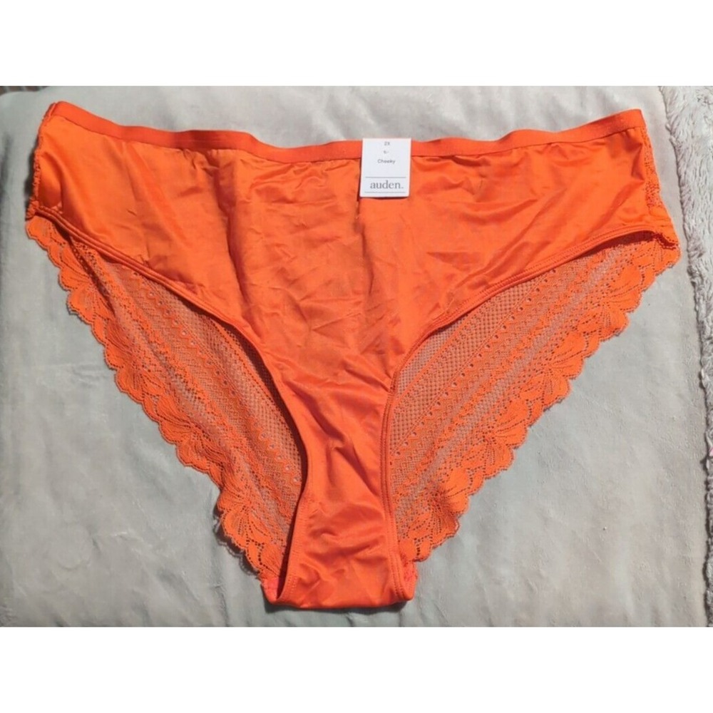 Women's Cheeky Underwear lace - Auden 1X orange
